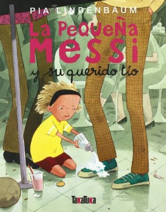 La pequeña Messi y su querido tío